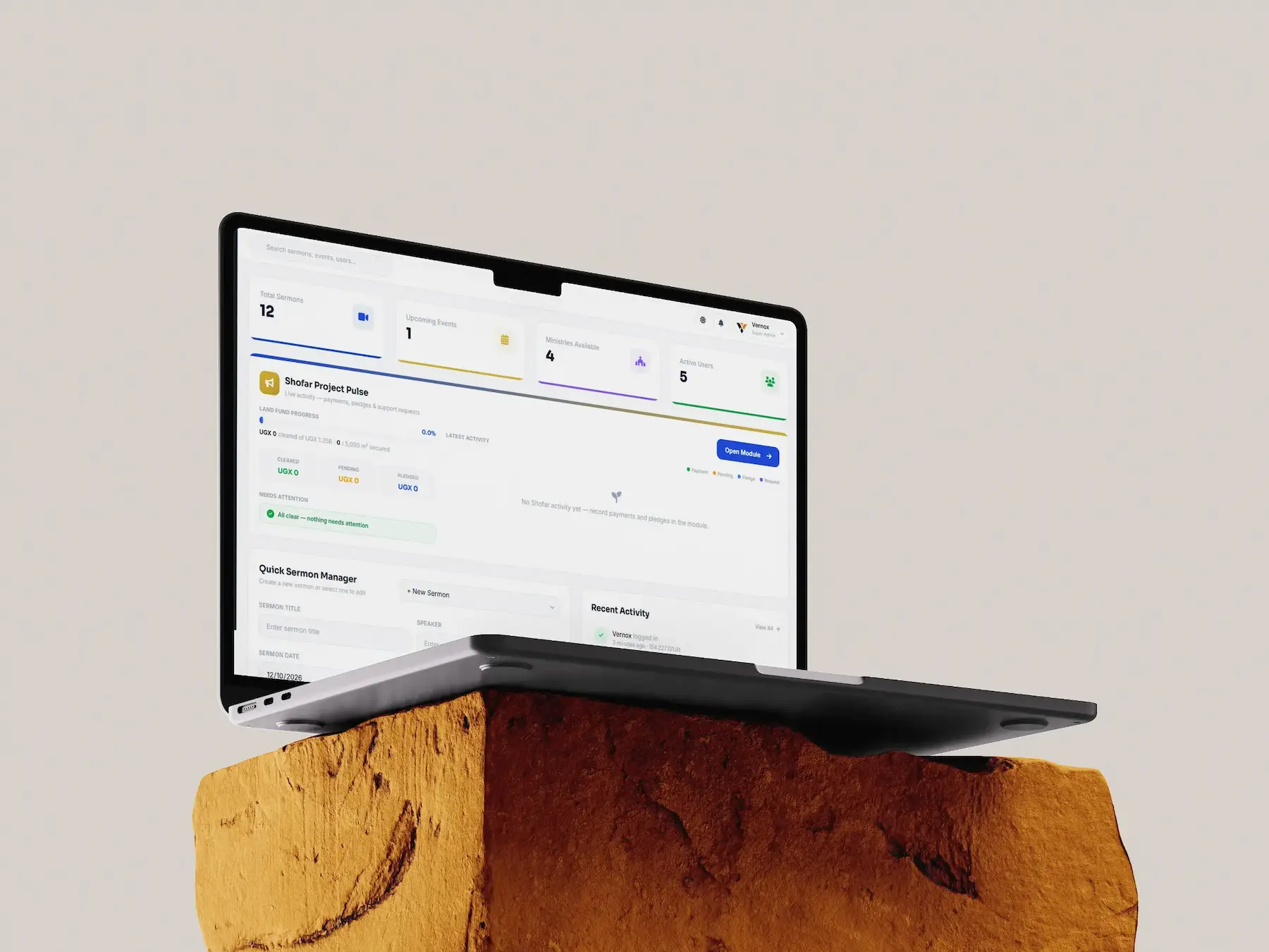 Online giving page