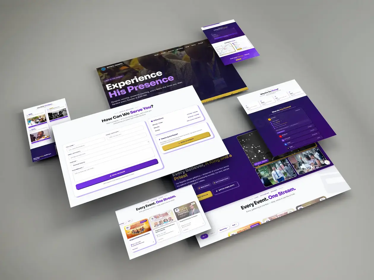 Events page