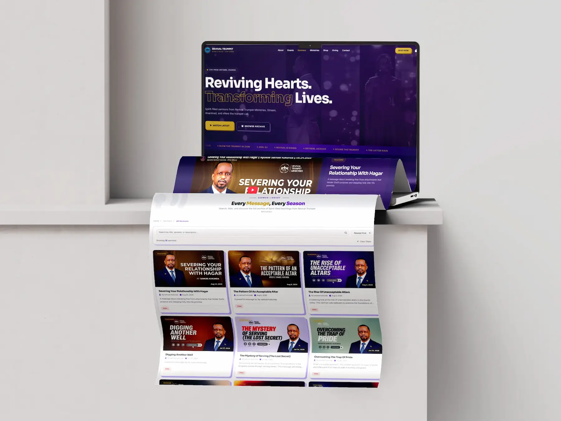 Sermons page